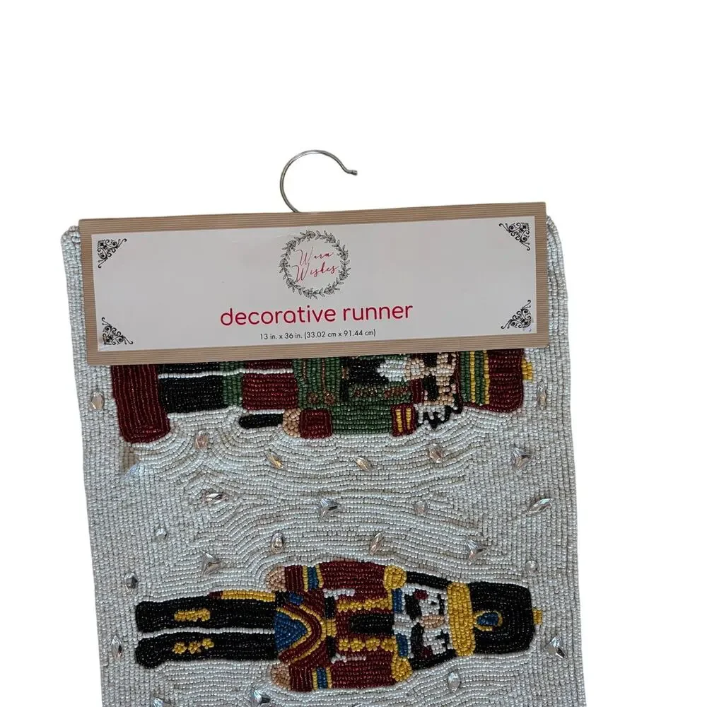 Warm Wishes beaded nutcracker